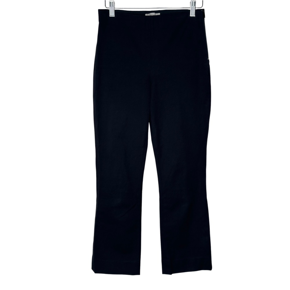 Everlane Pants 2 Black Dream Cropped Flare Side Zip High Rise Professional